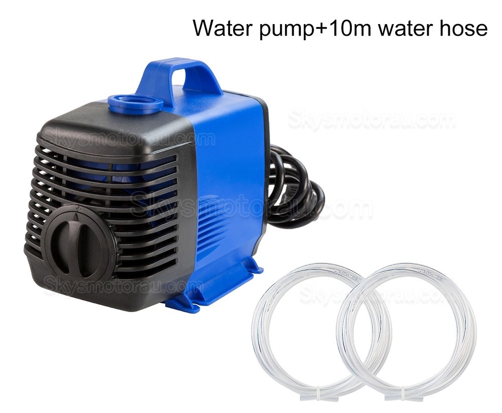 1.5KW VFD Spindle Kit huajiang1.5 + H100-1.5C2/S2 Indc. Water Cooled Spindle Motor + VFD + Water Pump + 13Pcs ER20 Collet + Bracket